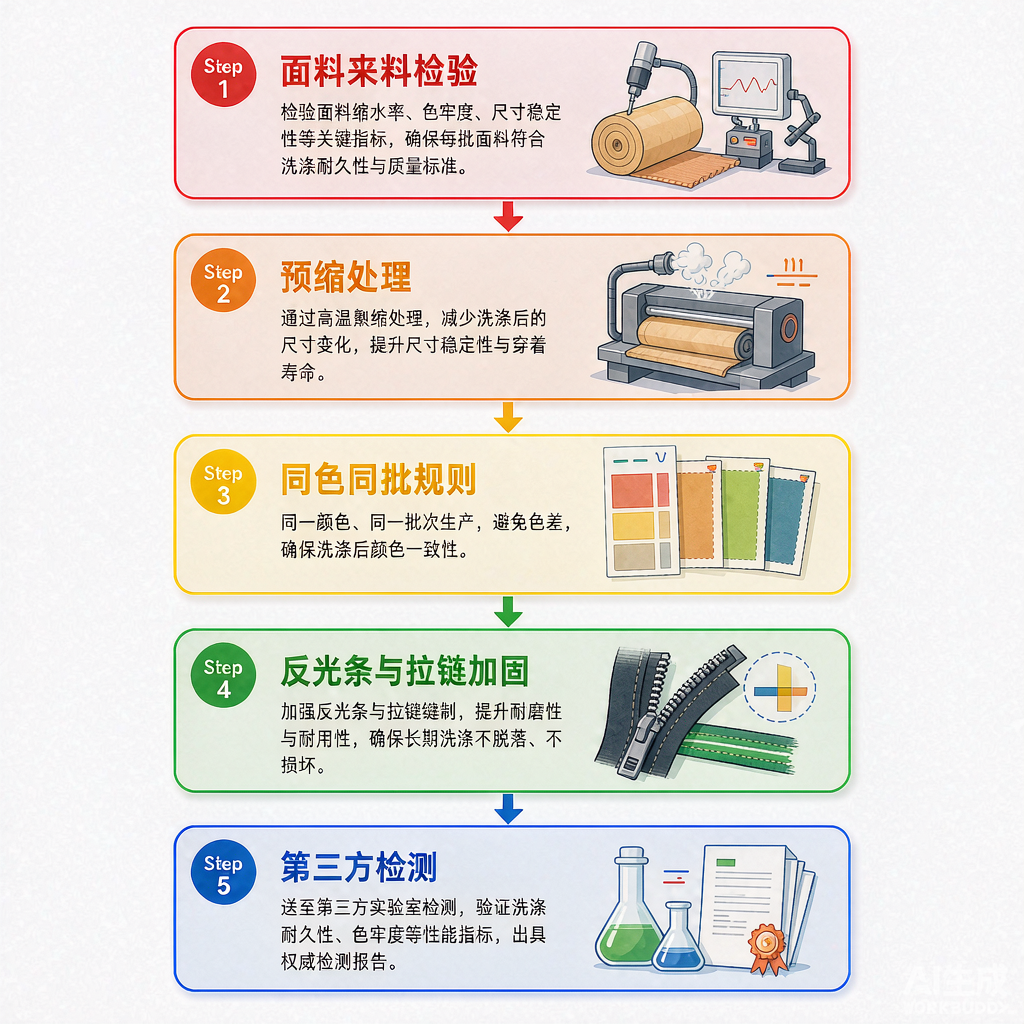 工业洗涤30次后缩水